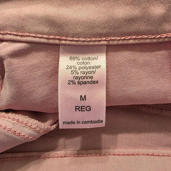 Maurices Jeans Women's Size M High Rise Pink Skinny Jeans - Picture 6 of 6